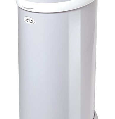 Ubbi Steel Diaper Pail, Gray
